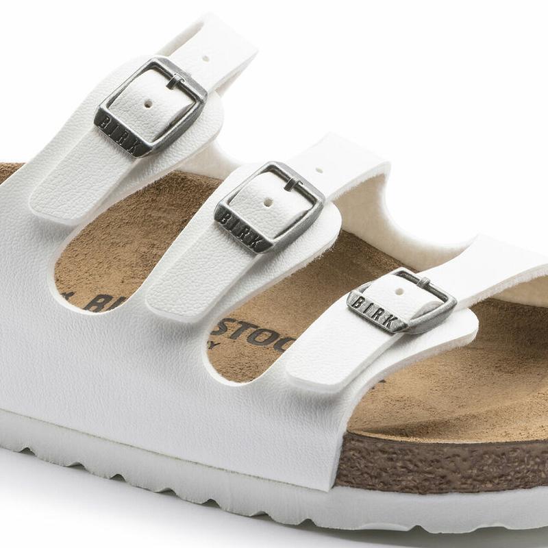 Florida Birkenstock Birko-flor Damske Biele | SK 75HAP